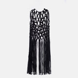 Skadi Macrame Overlay Black - Afterlife Projects