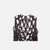 Skadi Macrame Overlay Brown - Afterlife Projects