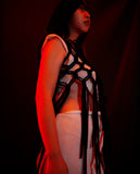 Skadi Macrame Top Black - Afterlife Projects